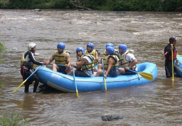Recorrido en rafting